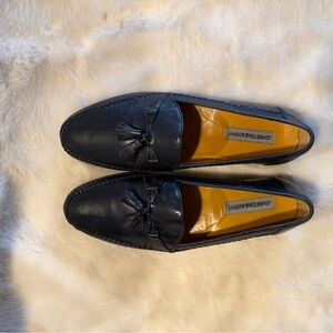Johnston & Murphy Black Leather Loafers